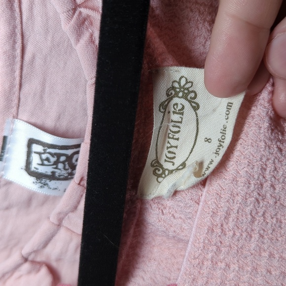 Joyfolie Elmina High-Low Tank Top in Blush Pink Girls Size 8 - Picture 4 of 5